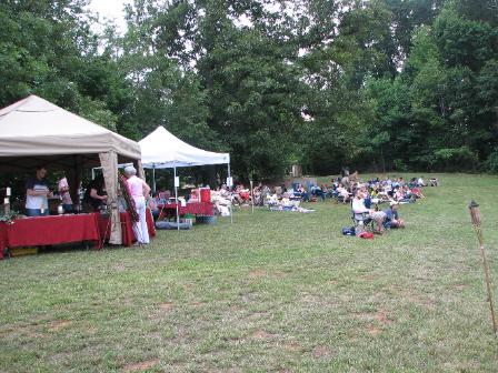 Stonefield Cellars selling their wines with our grapes and our event! 